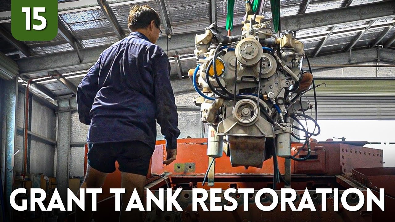 WORKSHOP WEDNESDAY: Fitting the Detroit Diesel 8V71T Engine to our WWII Grant Tank
