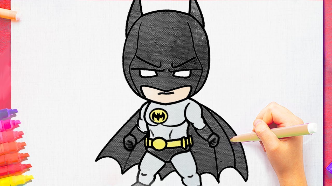 C&oacute;mo dibujar a Batman paso a paso