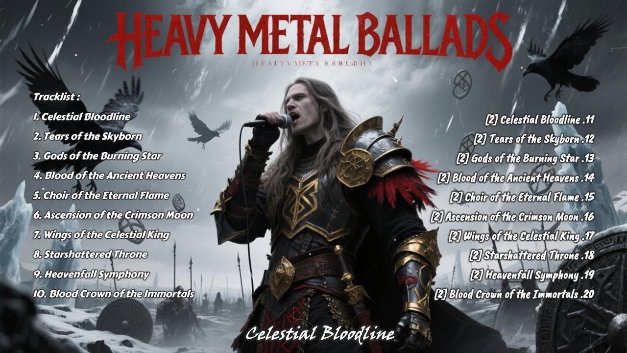 HEAVY METAL BALLADS  – Epic Power & Dark Symphonic Legends | Flameheart Ballads