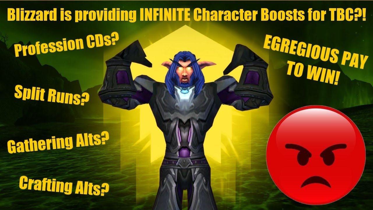 The TBC Boosting Situation is PATHETIC and Blizzard should be ASHAMED!