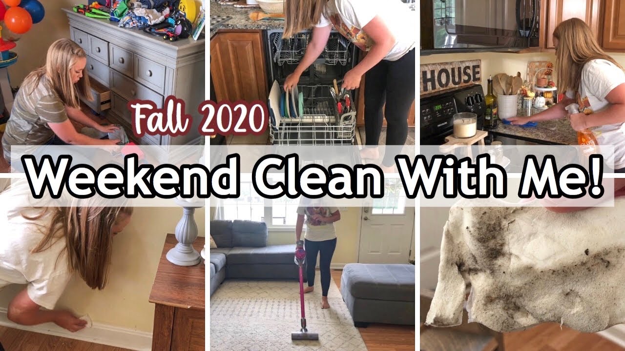 Fall 2020 Weekend Clean With Me | Messy House Cleaning Motivation | Small House Cleaning