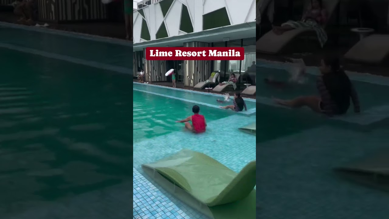 Lime Hotel in Pasay City #vikiroundtrip #LimeResortManila #limehotelpasay #swimming