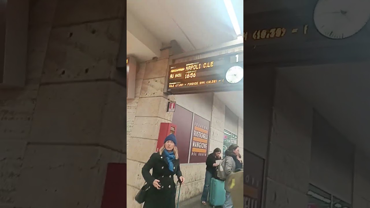 Treni serali, edizione sciopero, alla stazione di Padova (dalle 16:35 alle 16:57)