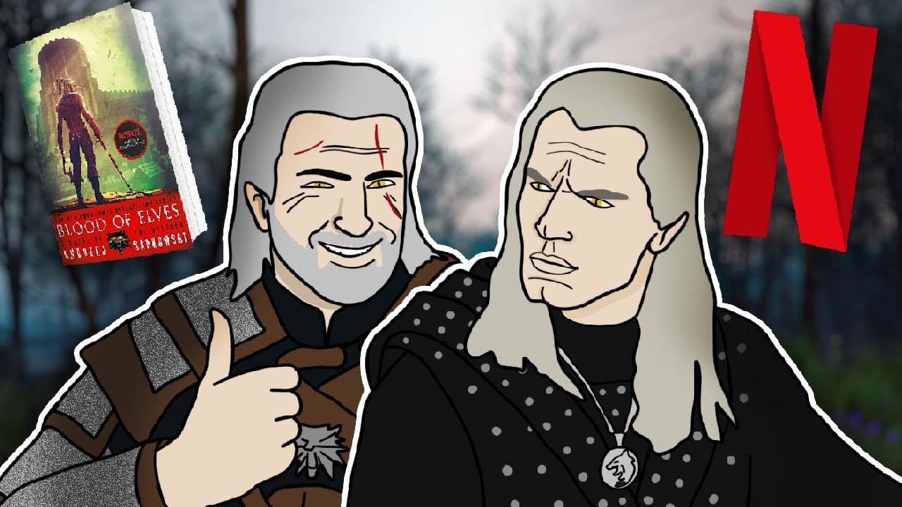 Book/Game Geralt Meets Netflix Geralt