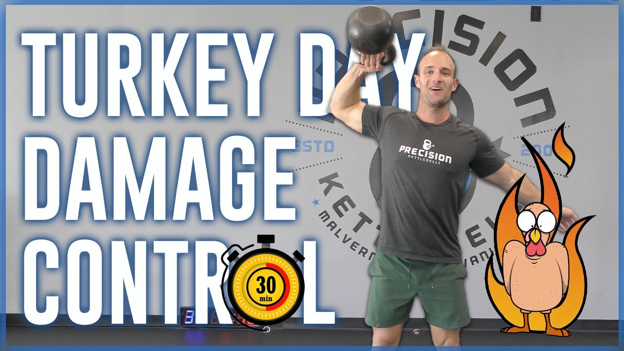 Thanksgiving Turkey Day DAMAGE CONTROL | 30 Minute Non Stop Tabata
