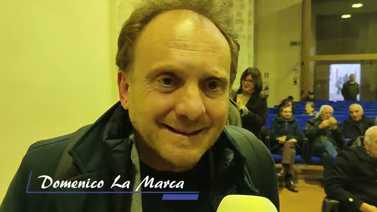 Domenico La Marca all'incontro sul referendum costituzionale a Manfredonia, palazzo Celestini