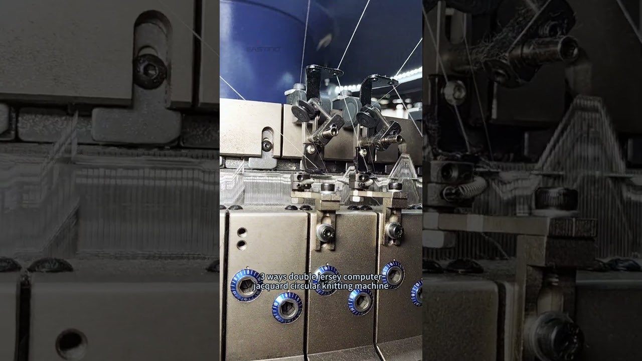 EASTINO  3 ways Double jersey jacquard circular knitting machine #eastino#circularknittingmachine#