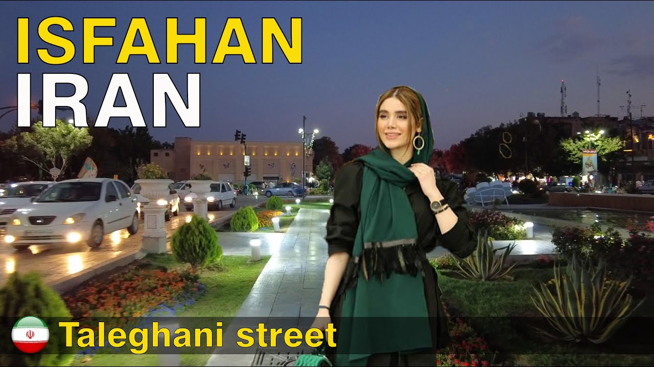 ISFAHAN Iran 2022 | Walking on Taleghani street | خیابان طالقانی اصفهان