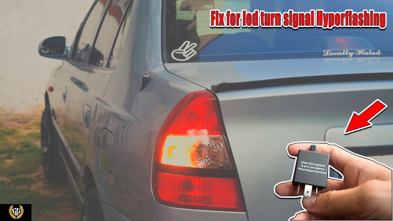CHEAP FIX FOR LED TURN SIGNAL HYPERFLASHING / ADJUSTABLE TURN SIGNAL RELAY INSTALL