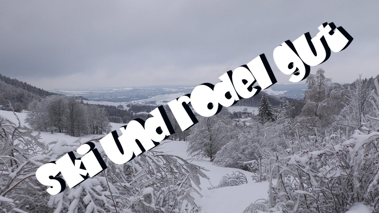 Wintersport in Waltersdorf 🤔  Ski und Rodel gut 🌨️🛷🎿 01.2021