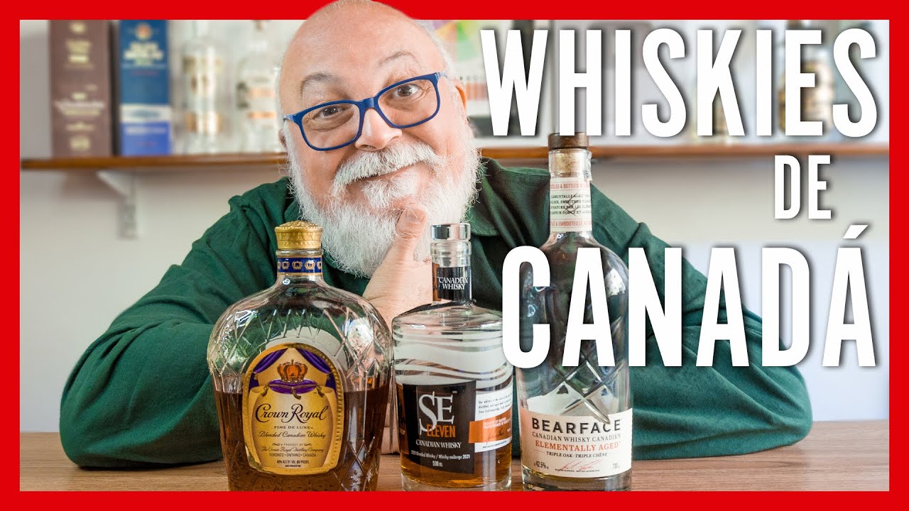 Whisky de Canadá 🍁Cata comparativa del Crown Royal, Bearface y SE Eleven 🇨🇦 | Tito Whisky
