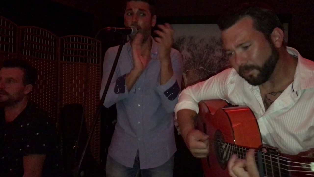 Los Piratas Flamencos cantando en Gallery Marbella 5, 28/10/2016