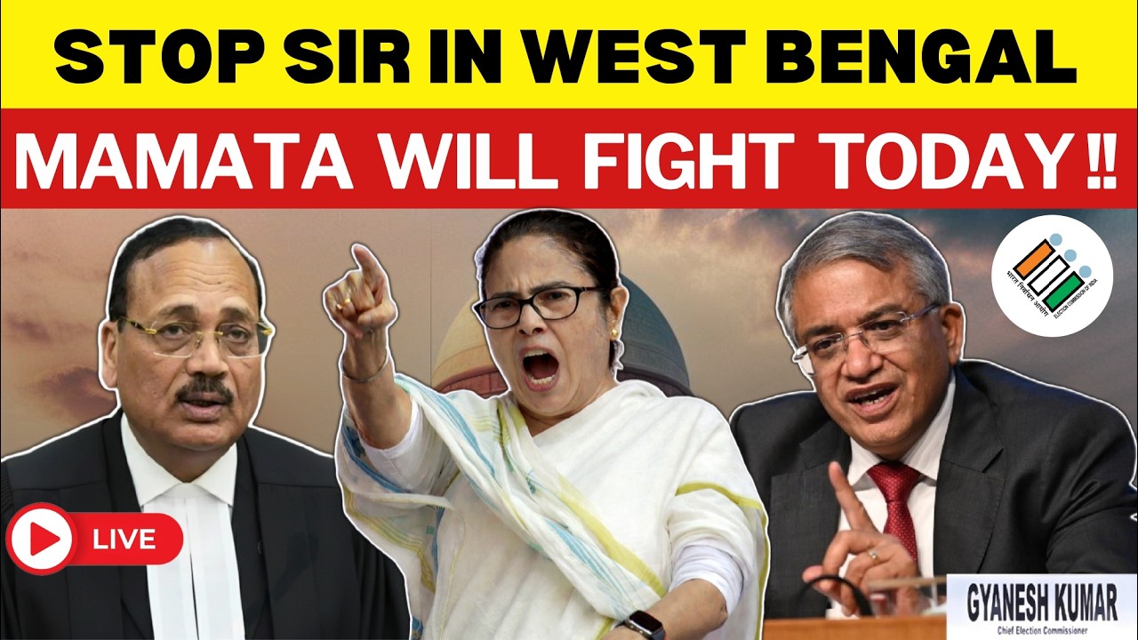 STOP SIR IN WEST BENGAL | MAMATA APPEARS IN SC WITH FIRE🔥? #supremecourtofindia #mamatabanerjee