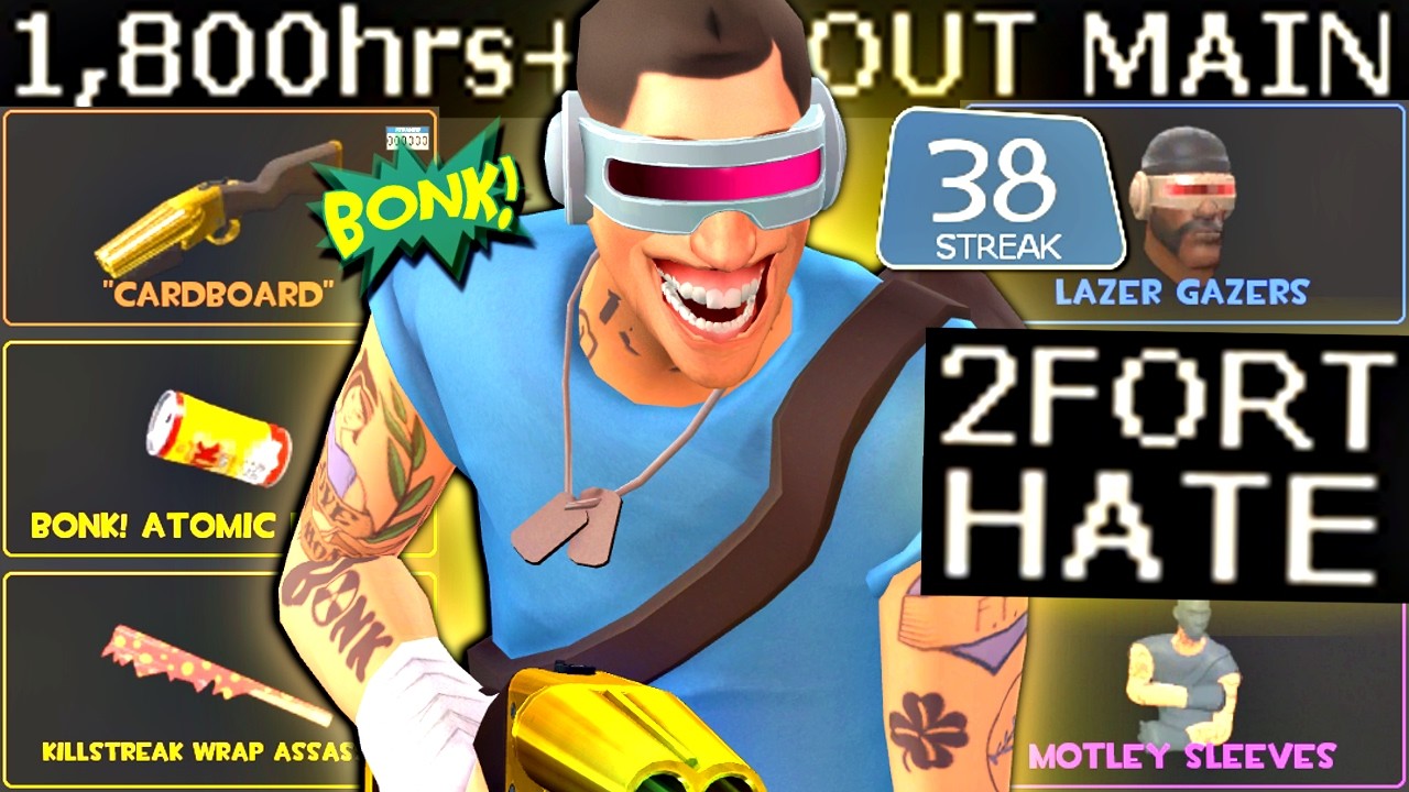 1800+ Hour Scout Plays 2Fort🔸TF2 Gameplay