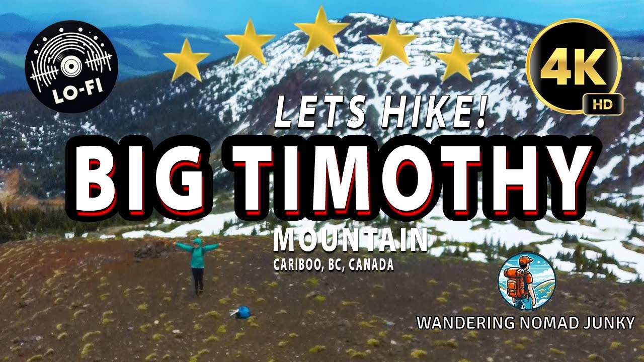 LET'S HIKE! Full Epic Virtual Hike to Big Timothy Mountain | Stunning Views & Snow Adventure