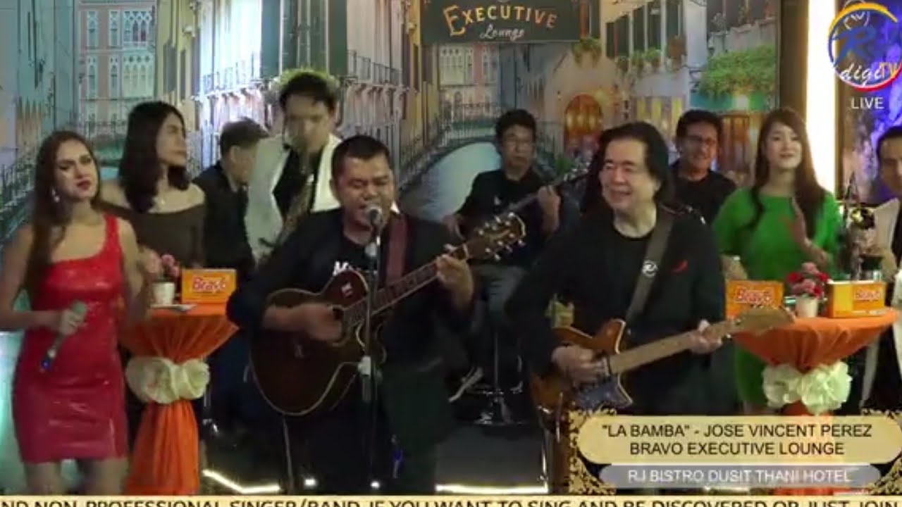 Jose Vincent Perez live performance on RJTV w/ Ramon 