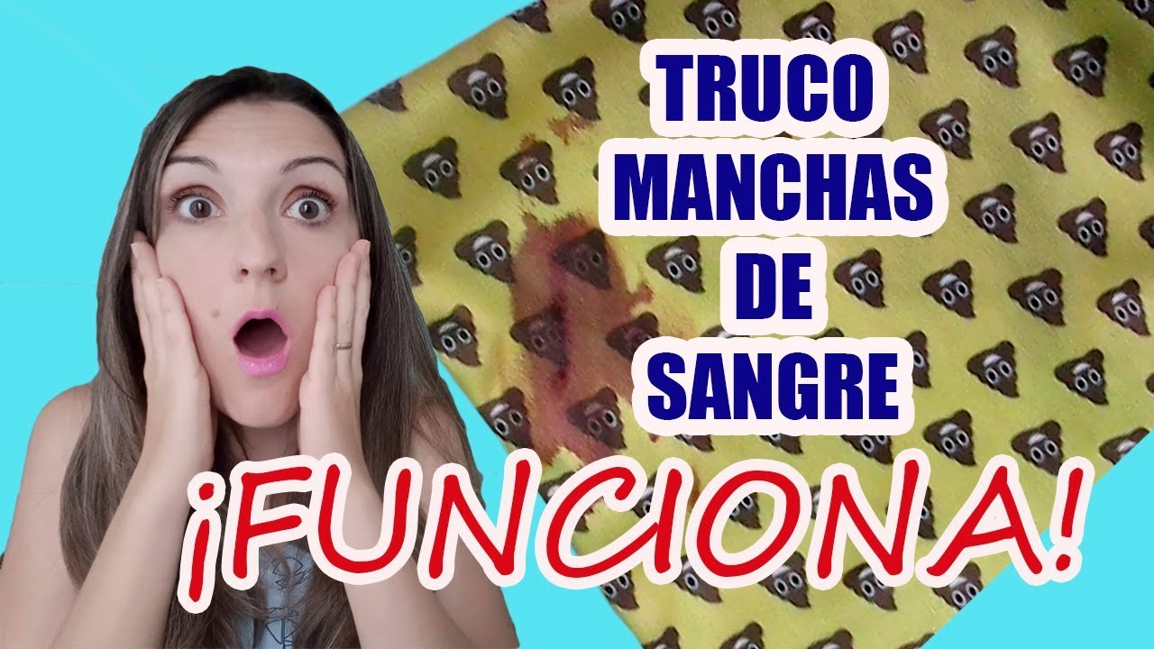 Cómo QUITAR MANCHAS de SANGRE en la ROPA/ELIMINAR manchas SANGRE/TRUCO para MANCHAS en la ROPA 2019