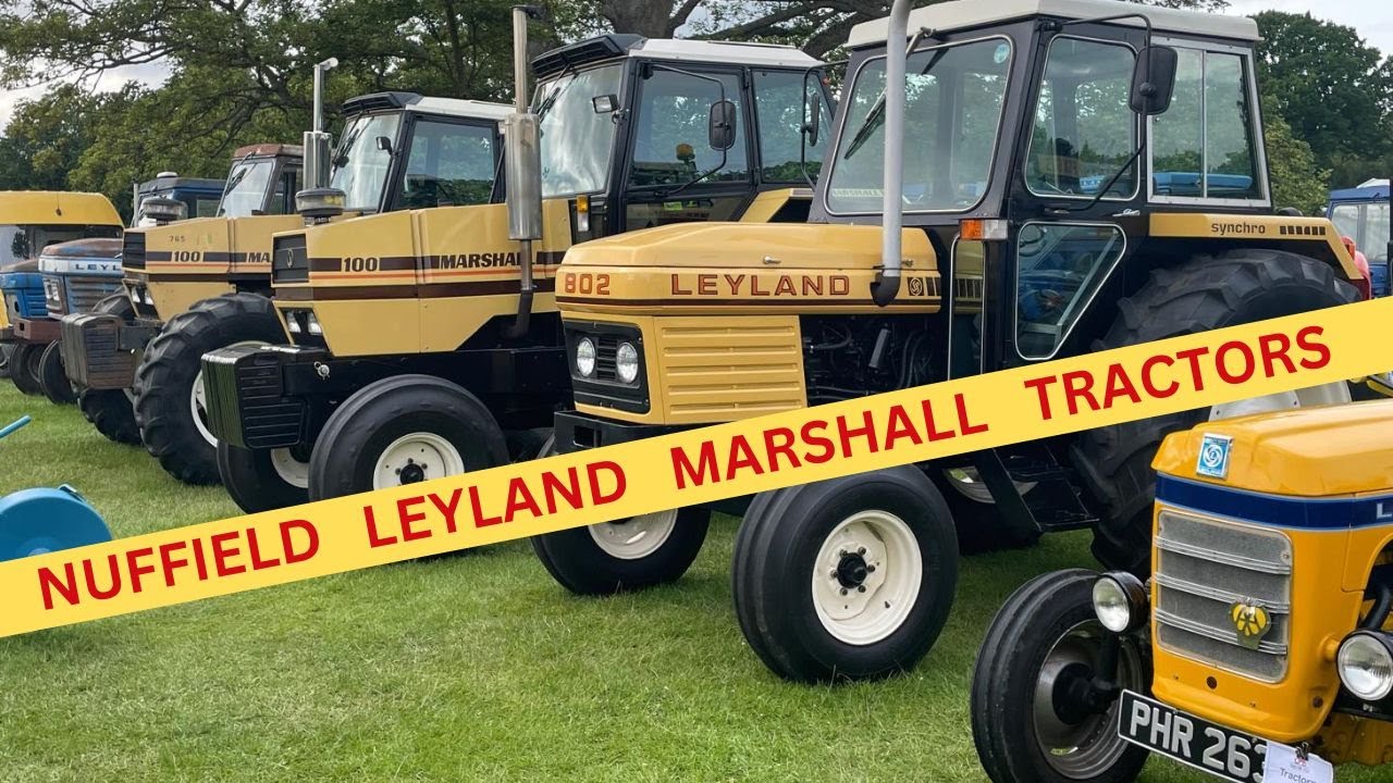 Nuffield Leyland and Marshall Tractors at Tractor Feast 2025 - Marshall 100 Tractor
