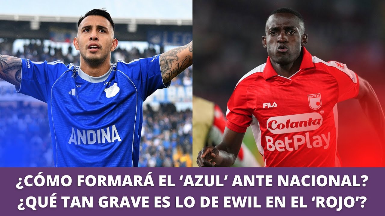 ¿Cómo formaría Millonarios contra Nacional? ¿Qué tan grave es la lesión de Ewil Murillo?