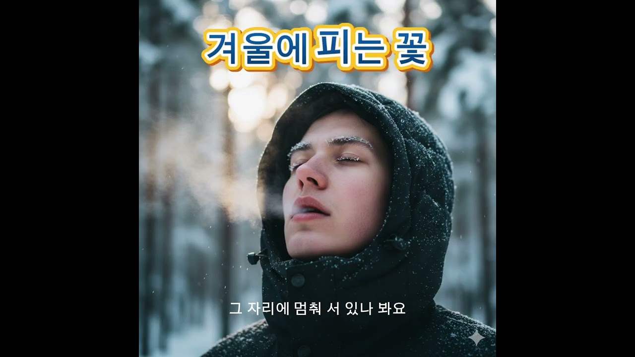 전에올린노래 다시만들었답니다  겨울에 피는 꽃 | 시리도록 차가운 그리움이 전해지는 애절한 발라드 ❄️🌹
