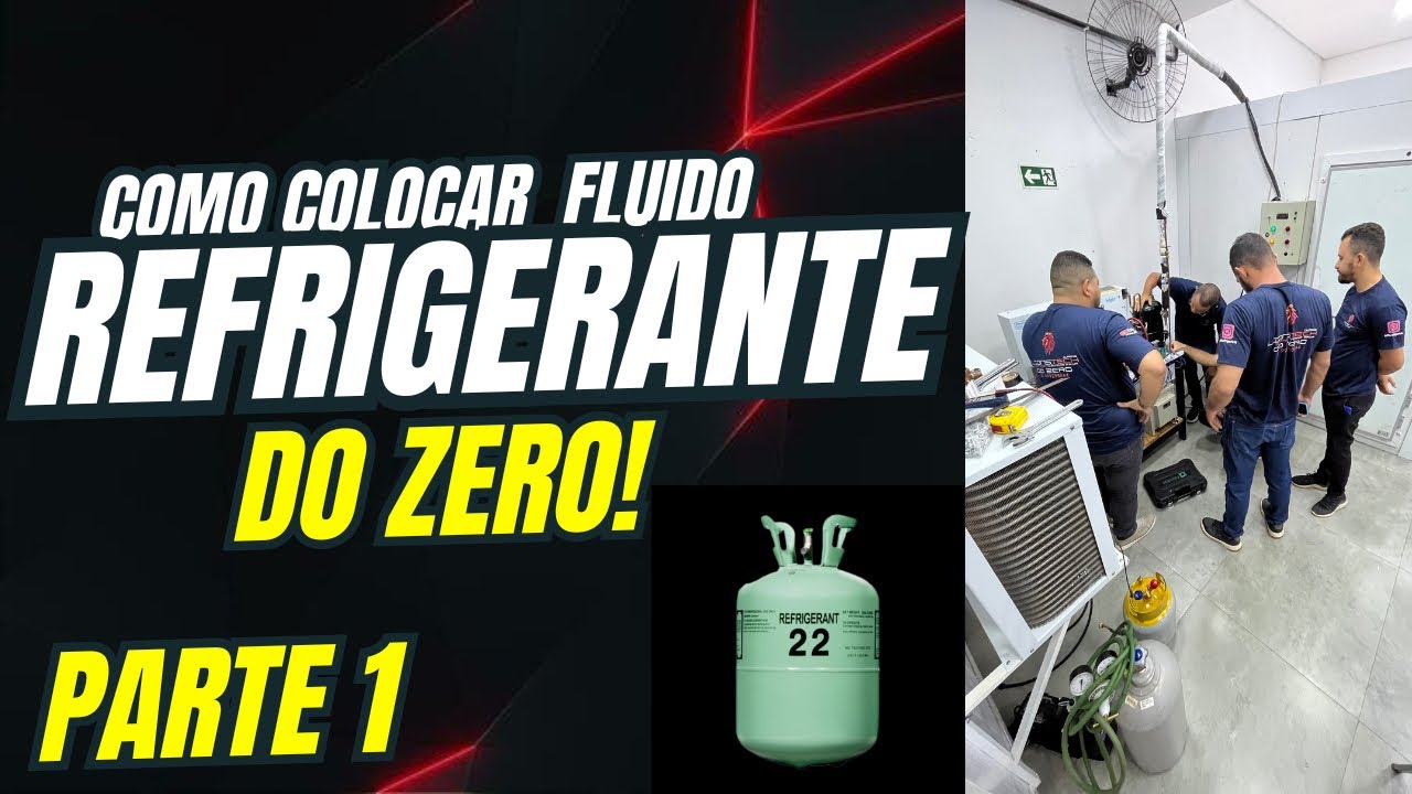 Como colocar gás na câmara fria 