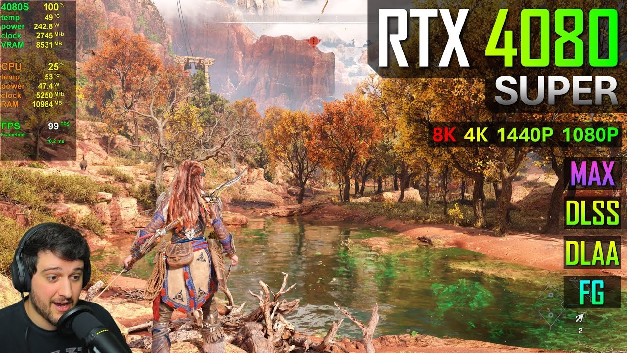RTX 4080 SUPER - Horizon Forbidden West