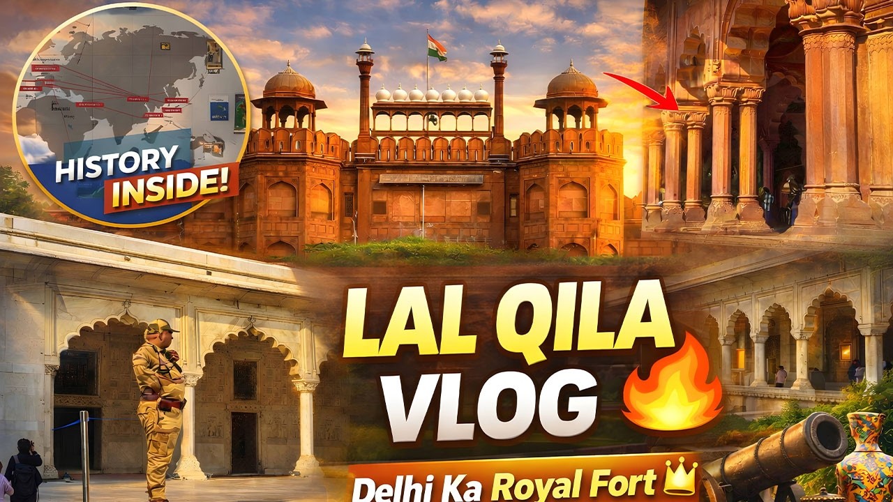 Inside Lal Qila 😱 | Delhi Ka Sabse Royal Fort!