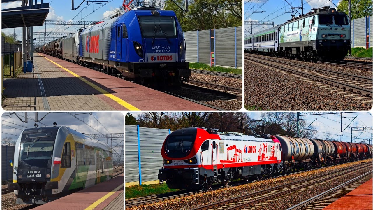 🚂Škoda 181-104, duet E6ACT z TRAXXEM DC3 i inne ciekawe składy 😁👍 (❗)