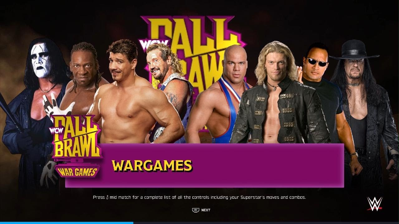 WWE 2K25 Eddie Guererro Booker T DDP & Sting vs Edge Kurt Angle The Rock & The Undertaker