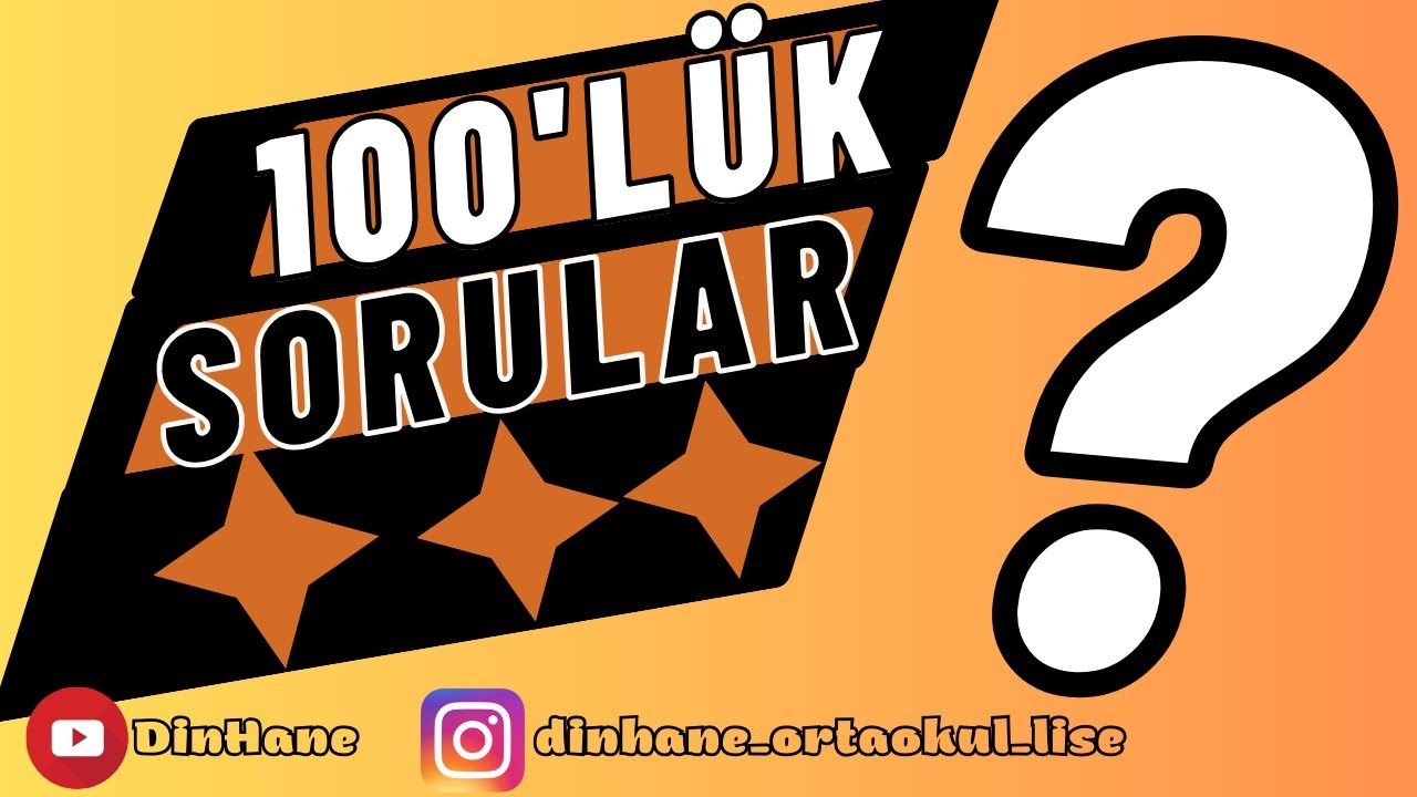 11.SINIF DİN KÜLTÜRÜ 1.DÖNEM 1.YAZILI ÖRNEK ÇALIŞMA SORULARI(YENİ)
