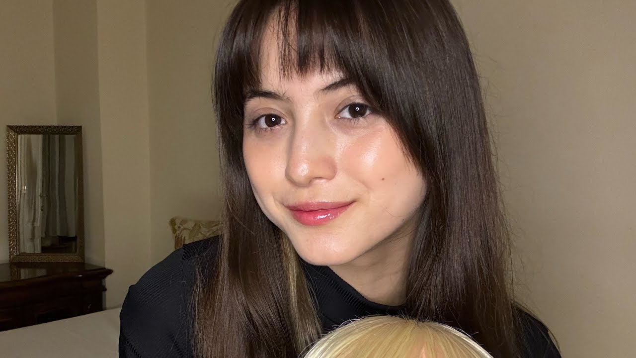 ASMR| Relaxing Scalp Check for Sleep. Hair brushing || Sectioning || Spray sounds *soft spoken*