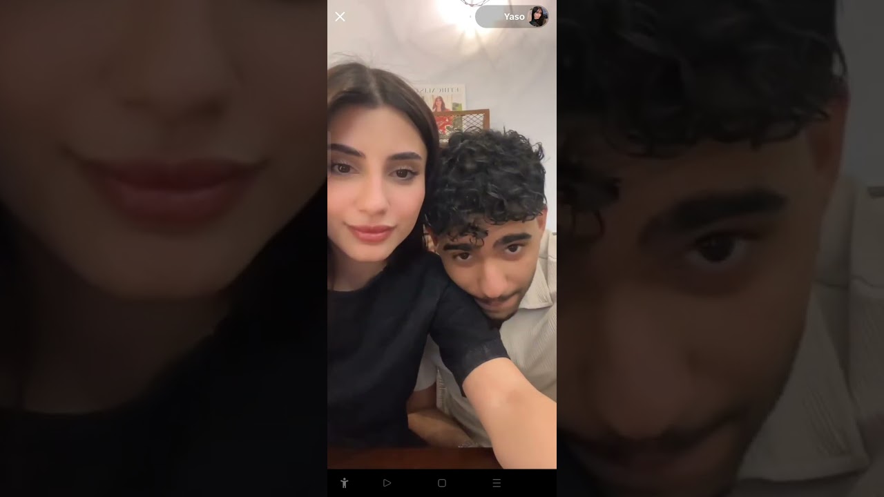 بث ياسمين الخطيب مع احمد 🤍