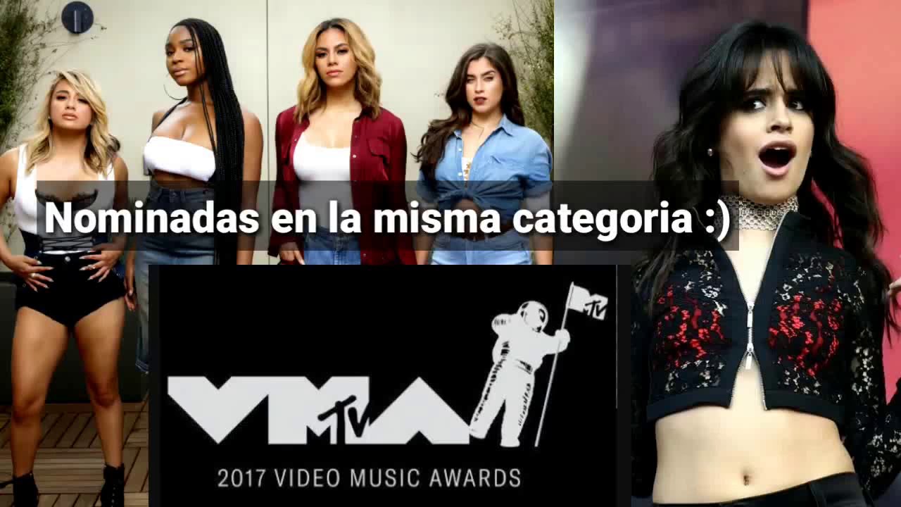 😐💔Fifth Harmony y Camila Cabello nominadas a  