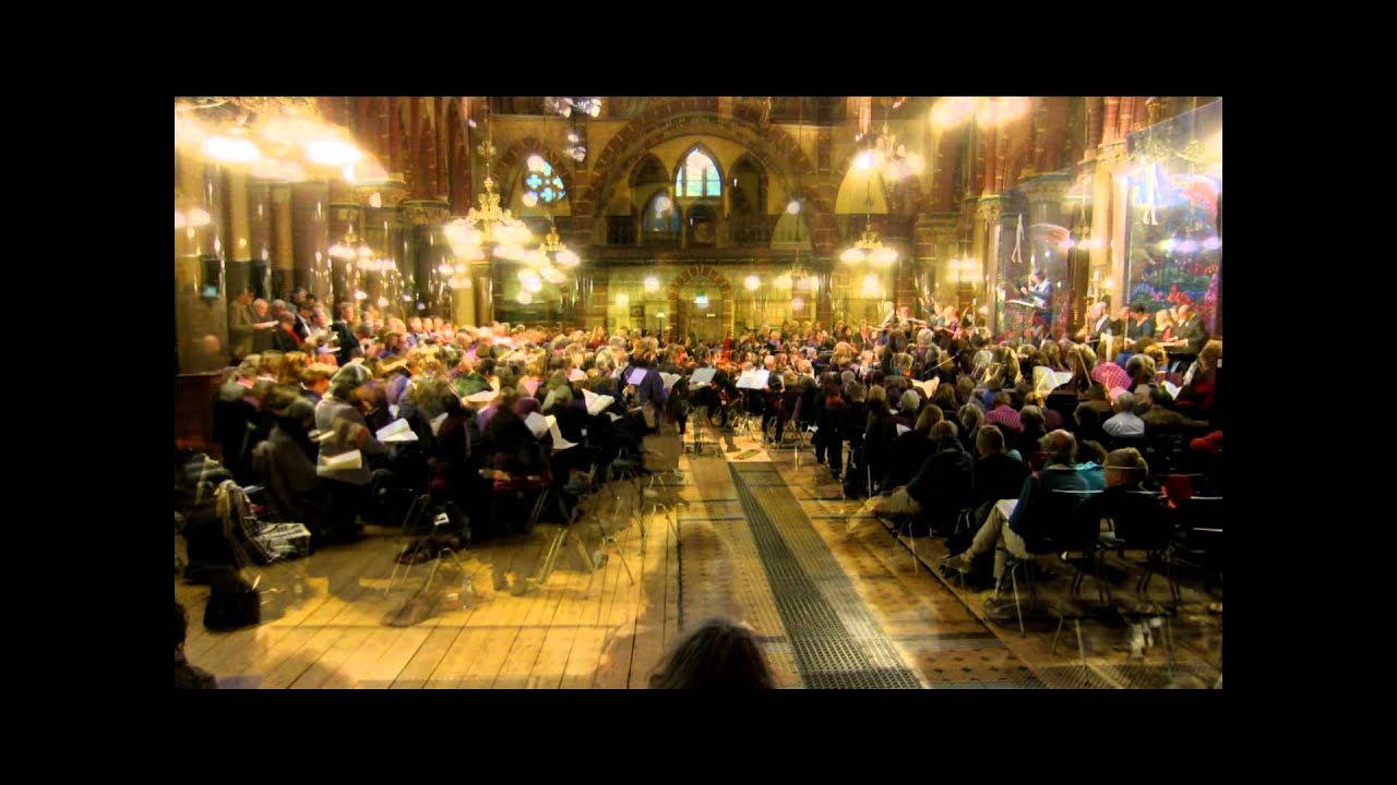 Meezing Matth&auml;us van PassieProjecten 2013, Dominicuskerk Amsterdam