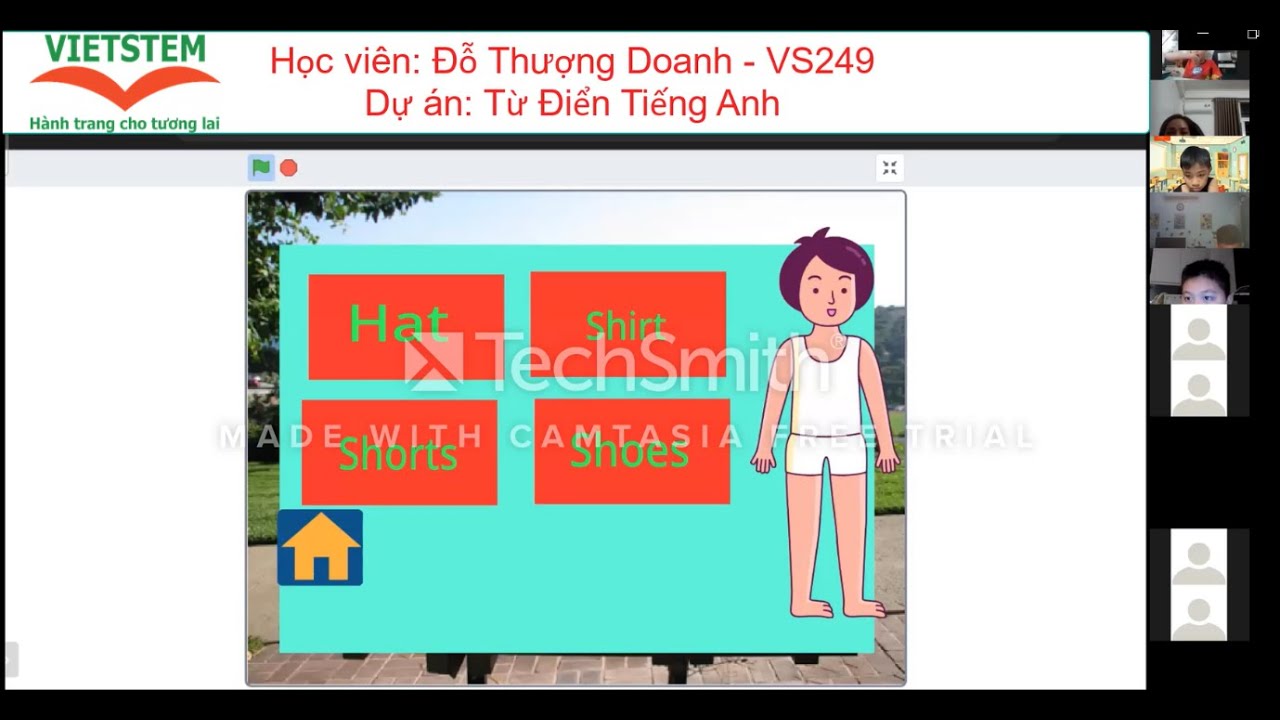 Từ Điển Tiếng Anh - Đỗ Thượng Doanh - Lớp lập tr&igrave;nh Scratch VS249