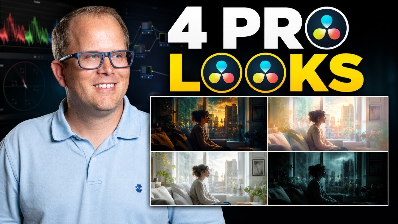 4 Color Grades That Make Amateur Footage Look Professional