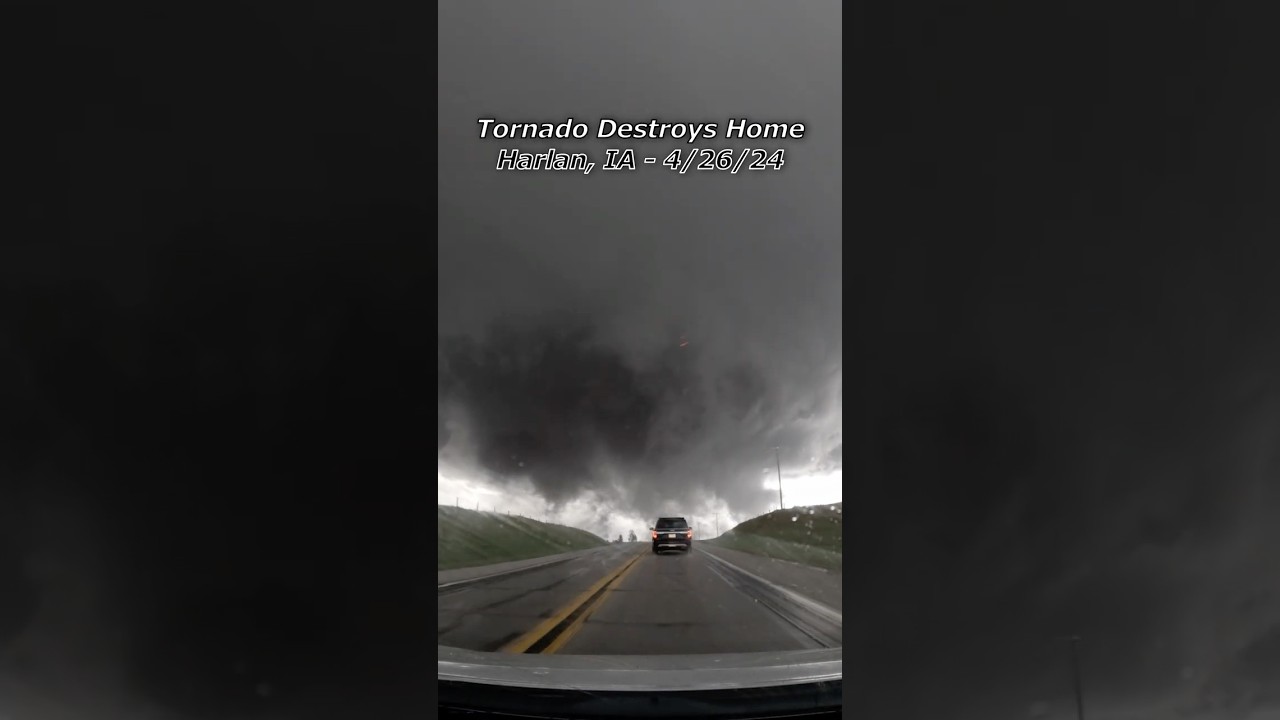 This Tornado Destroyed A House In Front Of Me