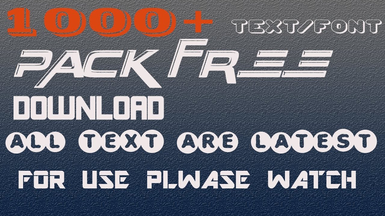 Text/Font style for graphics design 1000+ pack