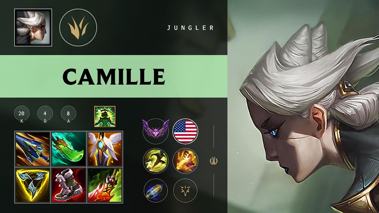 Camille Jungle vs Master Yi - NA Master Patch 26.10