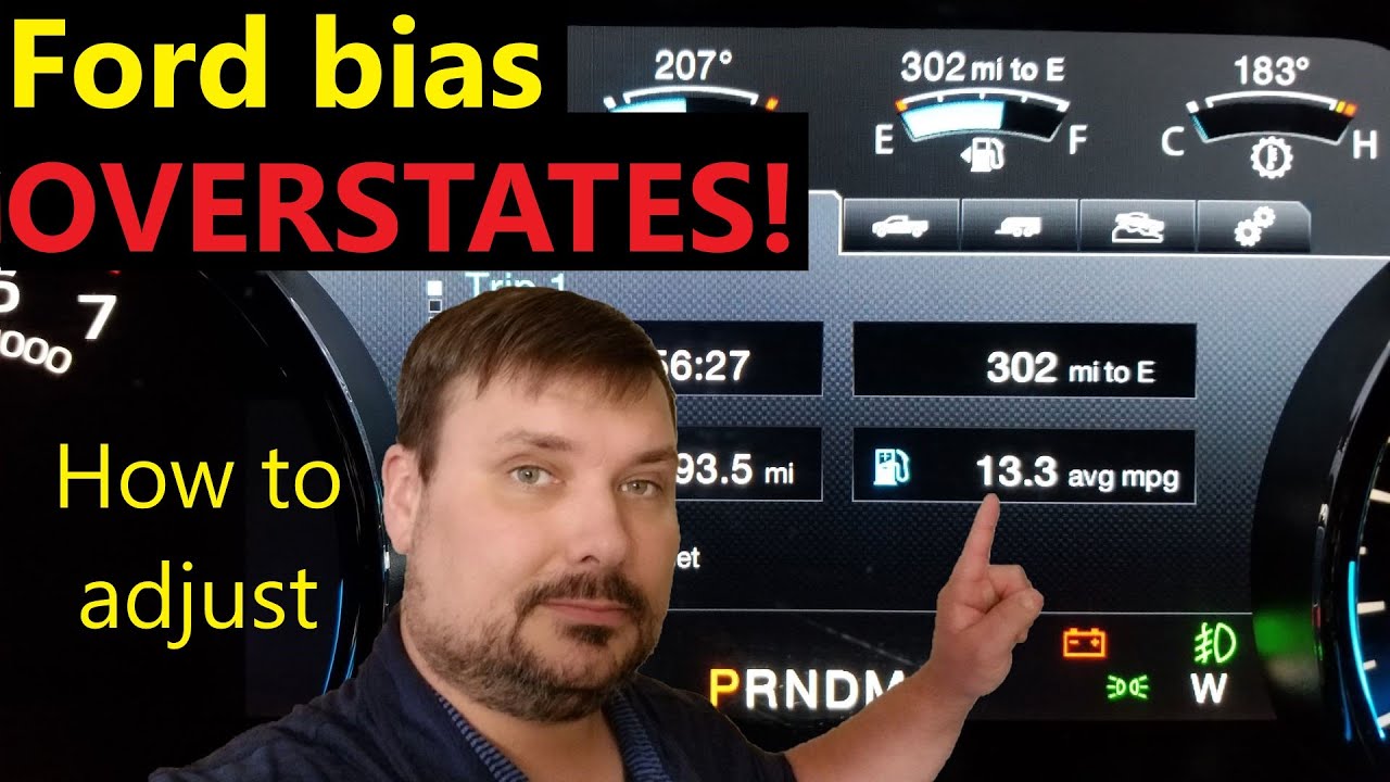 How to adjust your MPG readout to make it accurate. 2016 F-150