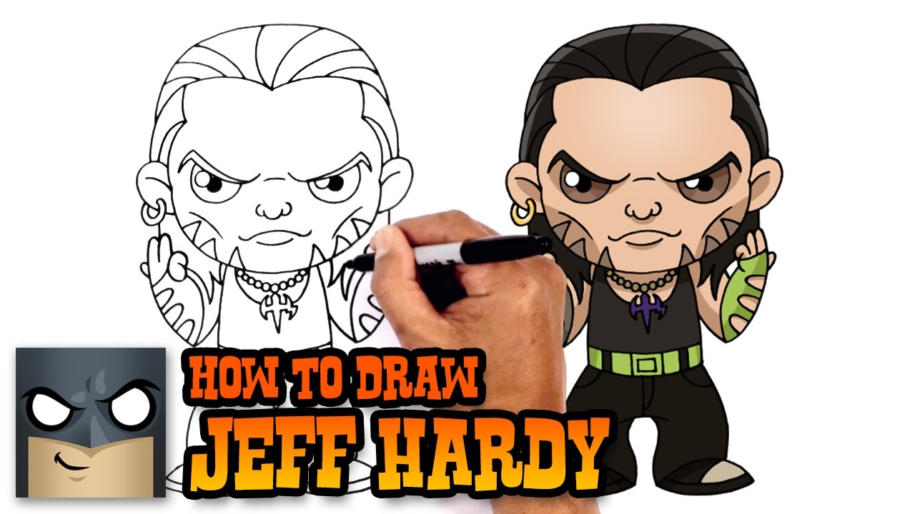How to Draw Jeff Hardy | WWE Superstars