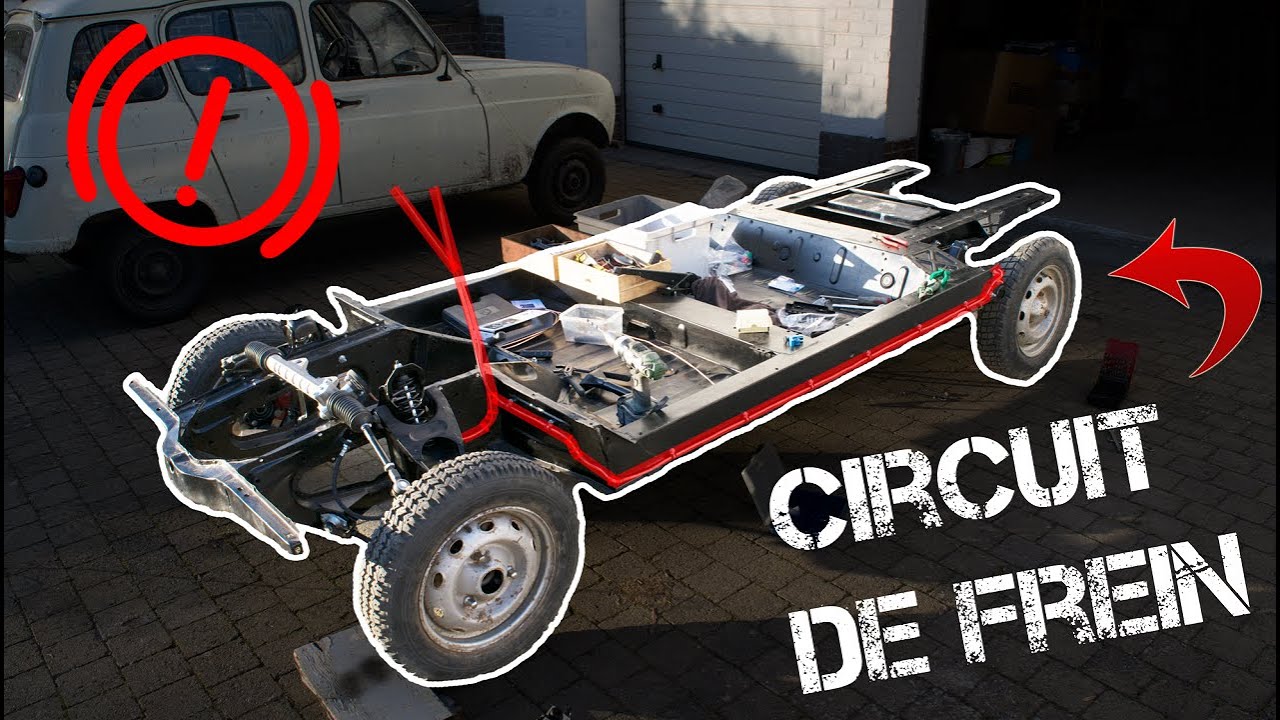 Je monte le circuit de frein sur le chassis ! [Restauration - Episode 21]
