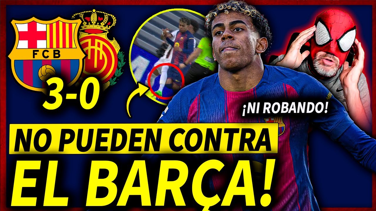 😱¡EL BARÇA GOLEA 3-0 AL MALLORCA A PESAR DE UN NUEVO ATRACO ARBITRAL! (ES ACOJONANTE)