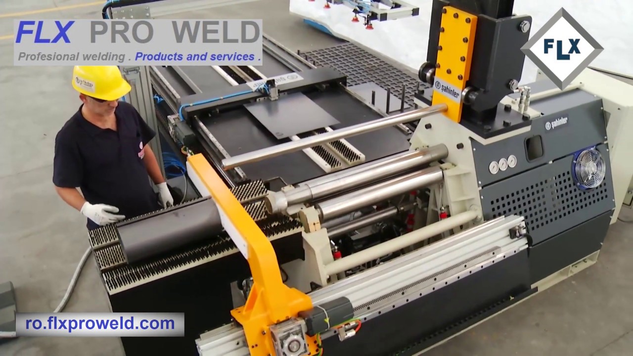 Masina hidraulica de roluit si indoit tabla  FPW 700 95 110