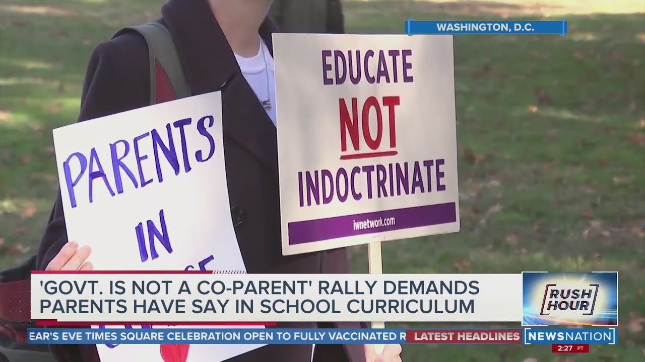 Parents rights activists rally against critical race theory | Rush Hour