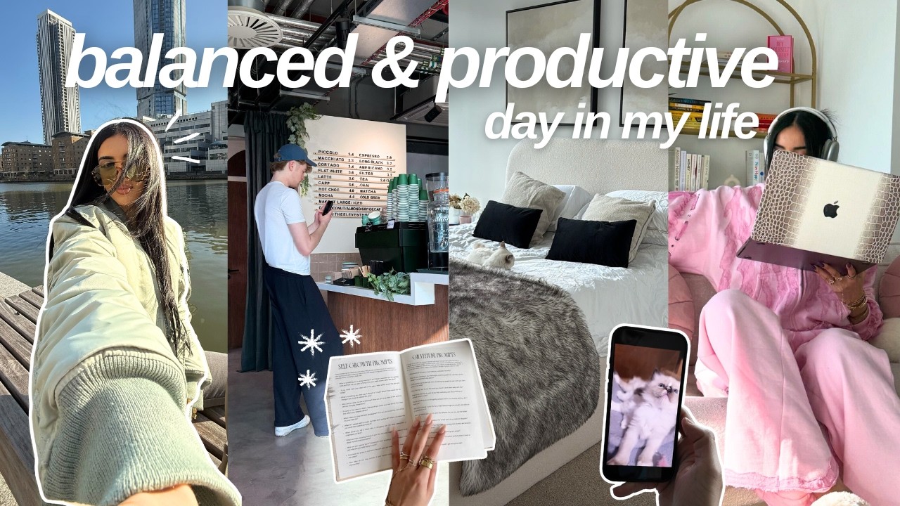REALISTIC productive & balanced day in my life | work, meetings & personal time