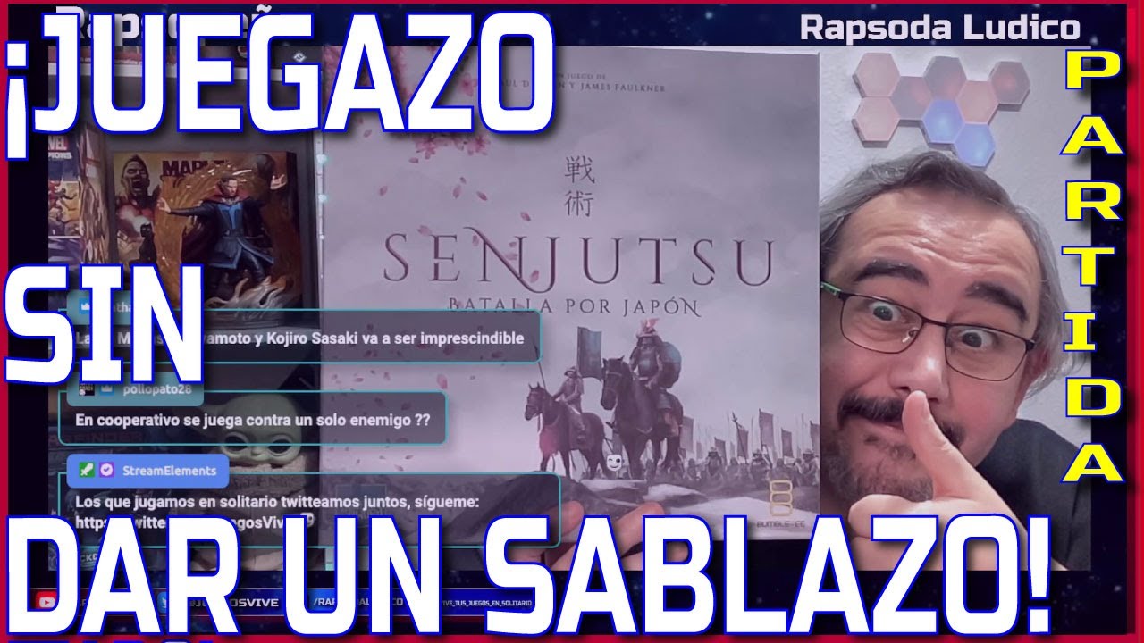 ㊗️ SENJUTSU ⚔️  PARTIDA en SOLITARIO 👉 1 vs IA 🈴 2024