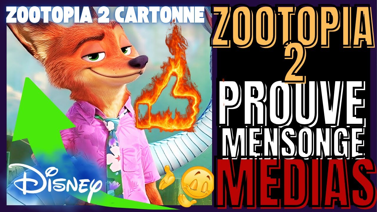 ZOOTOPIA 2 CARTONNE ET D&Eacute;TRUIT LES MENSONGES D'HOLLYWOOD WOKE