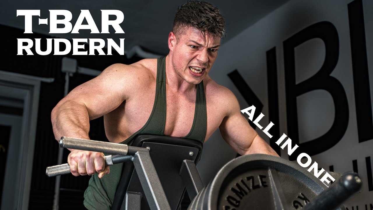 1 Übung für den ganzen Rücken! Führe T-Bar Rudern in diesen Varianten aus!