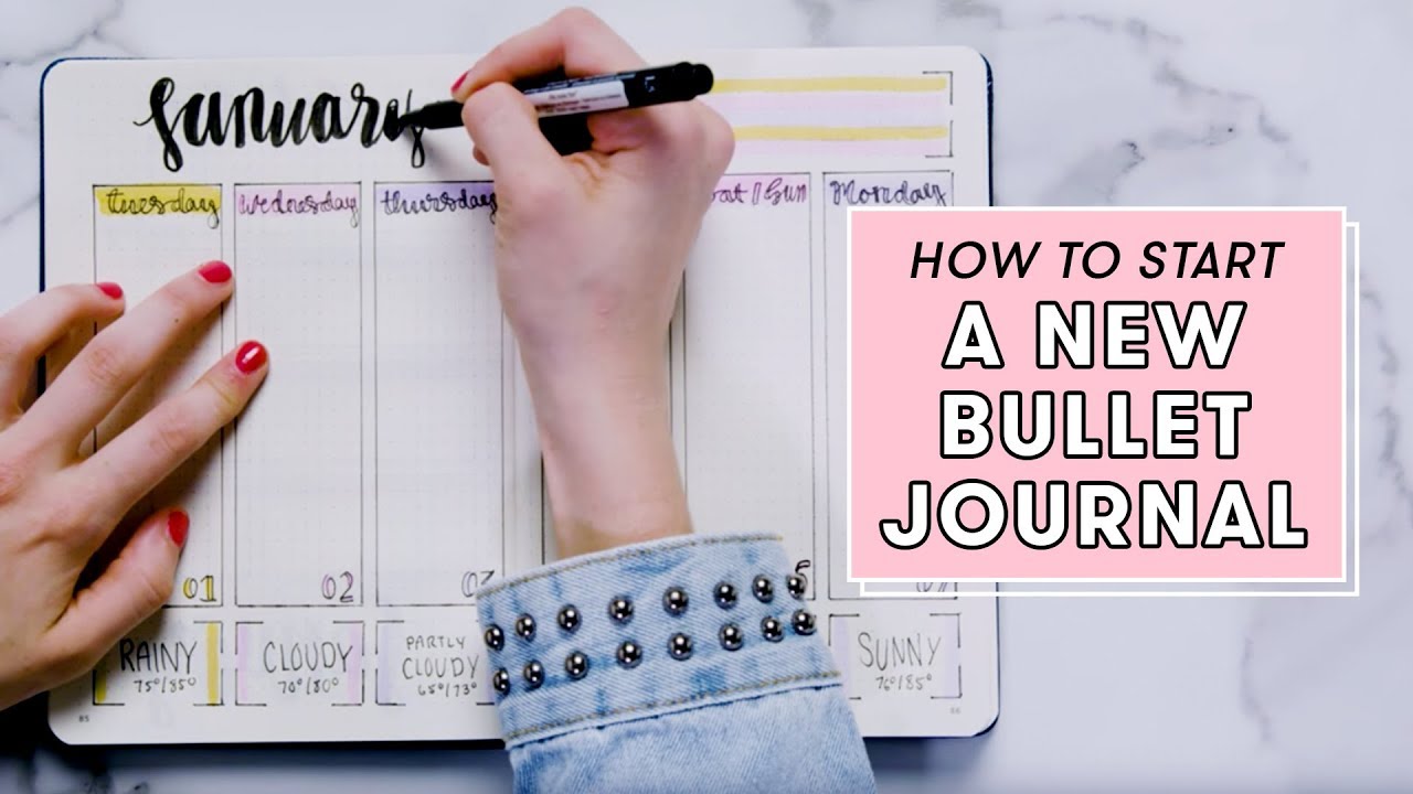 How to Start a New Bullet Journal | Plan With Me